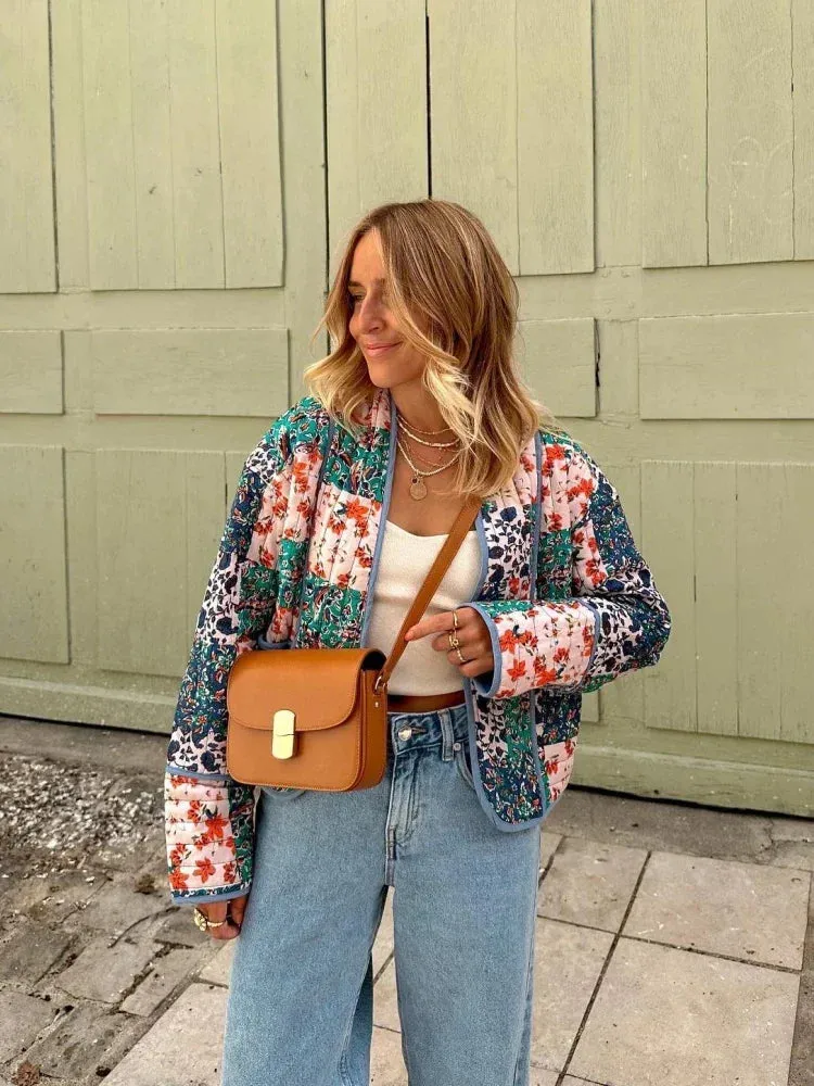 Emily - Schicke und Stilvolle Weiche Karierte Vintage Winterjacke für Damen