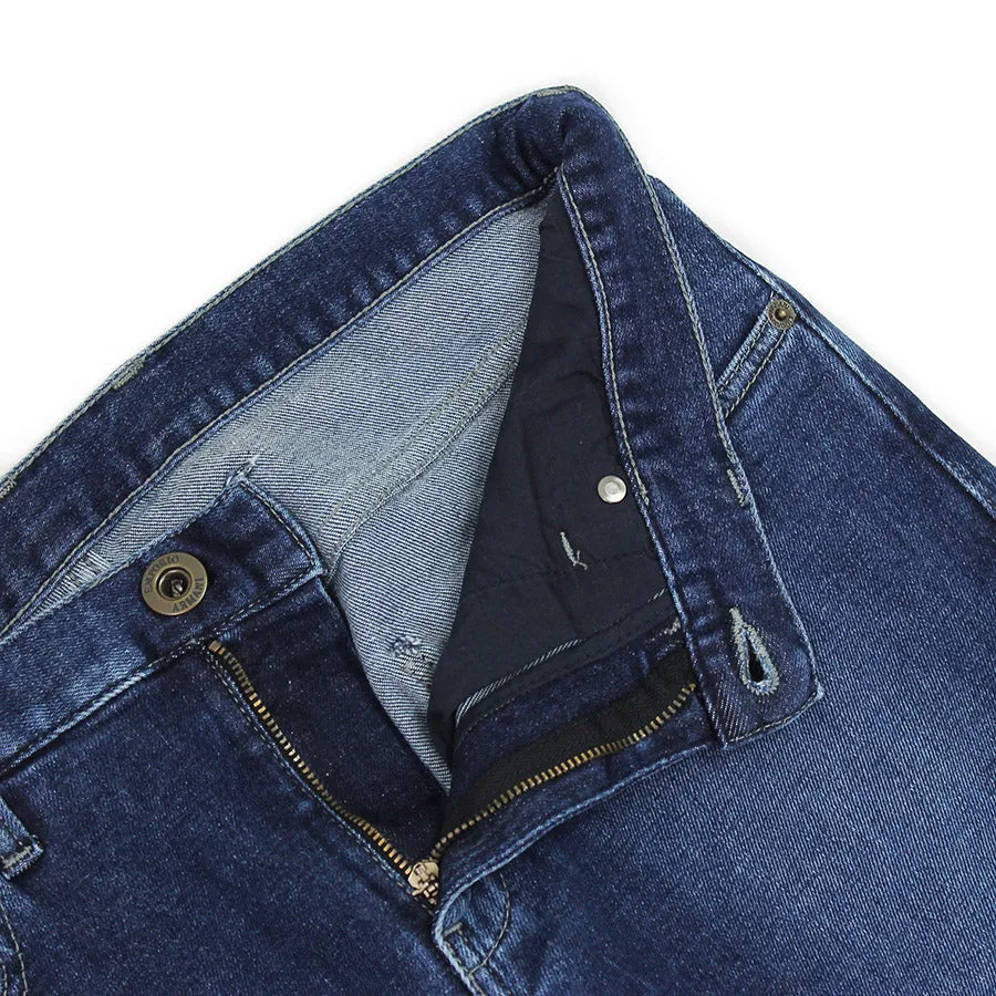 Emporio Armani - J10 Extra Slim Fit Jeans in Mid Blue Wash