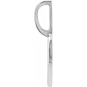 Engravable Heart Elongated Pendant 88119