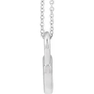 Engravable Lock 16-18" Necklace or Pendant 88239