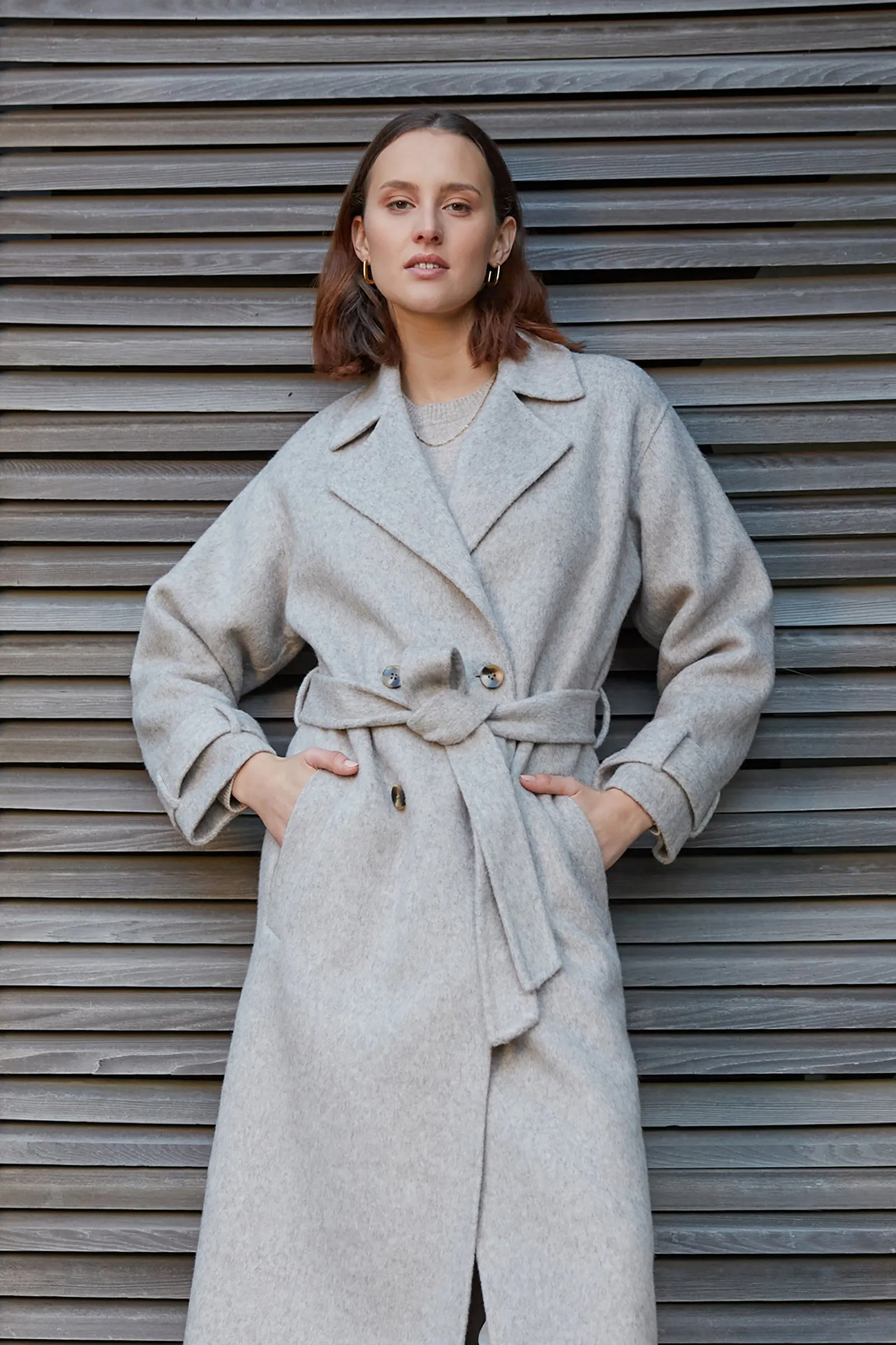 Equinox Coat - Stone Marle