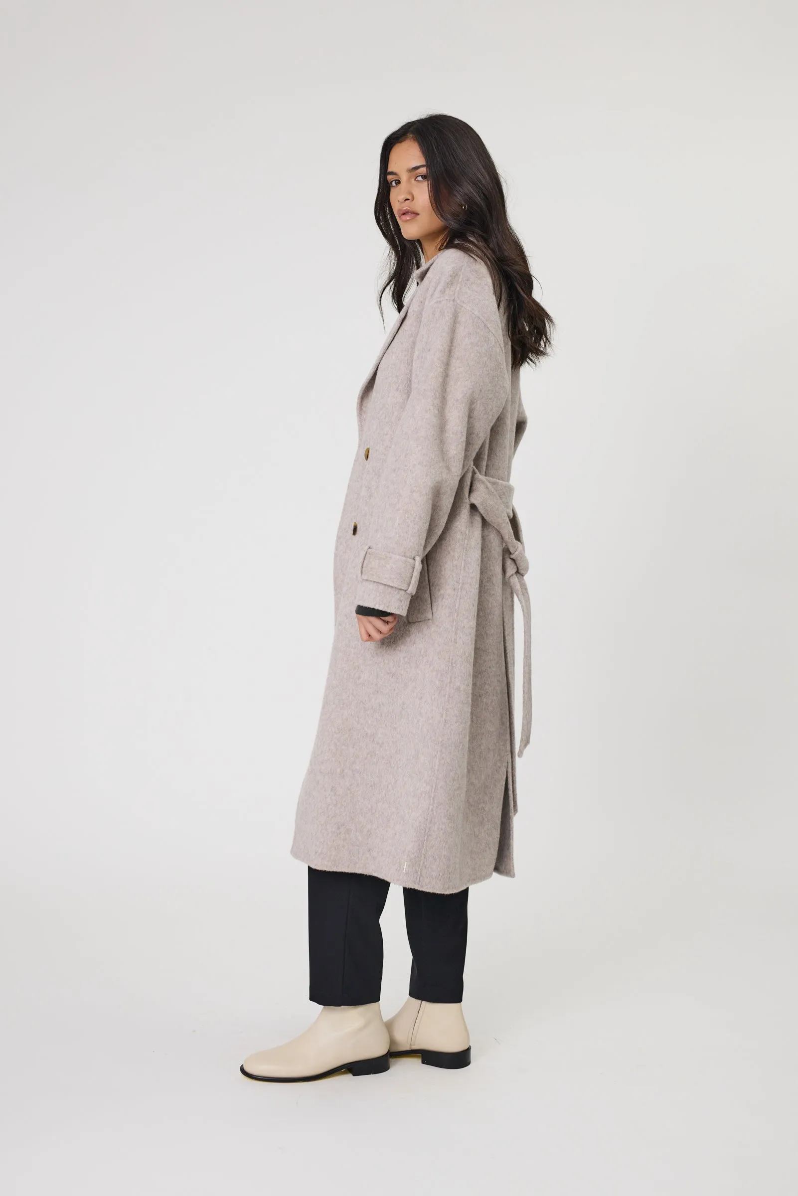 Equinox Coat - Stone Marle