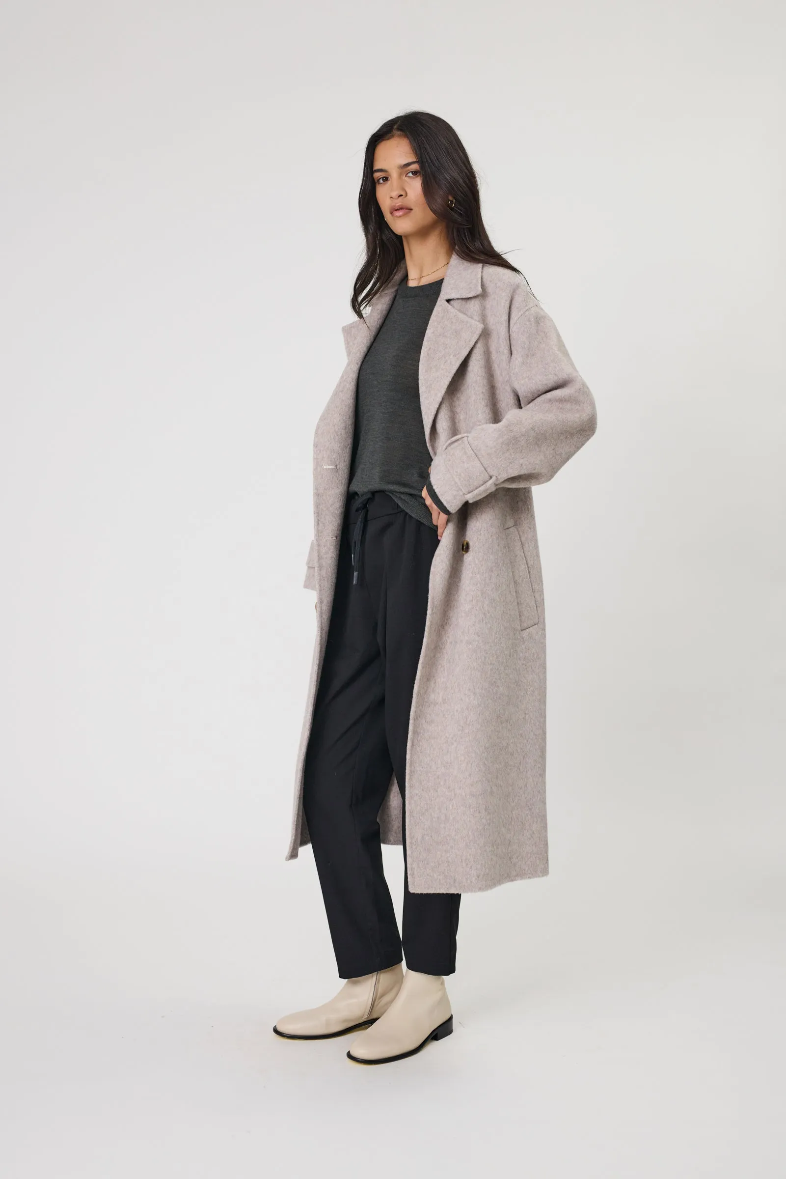 Equinox Coat - Stone Marle