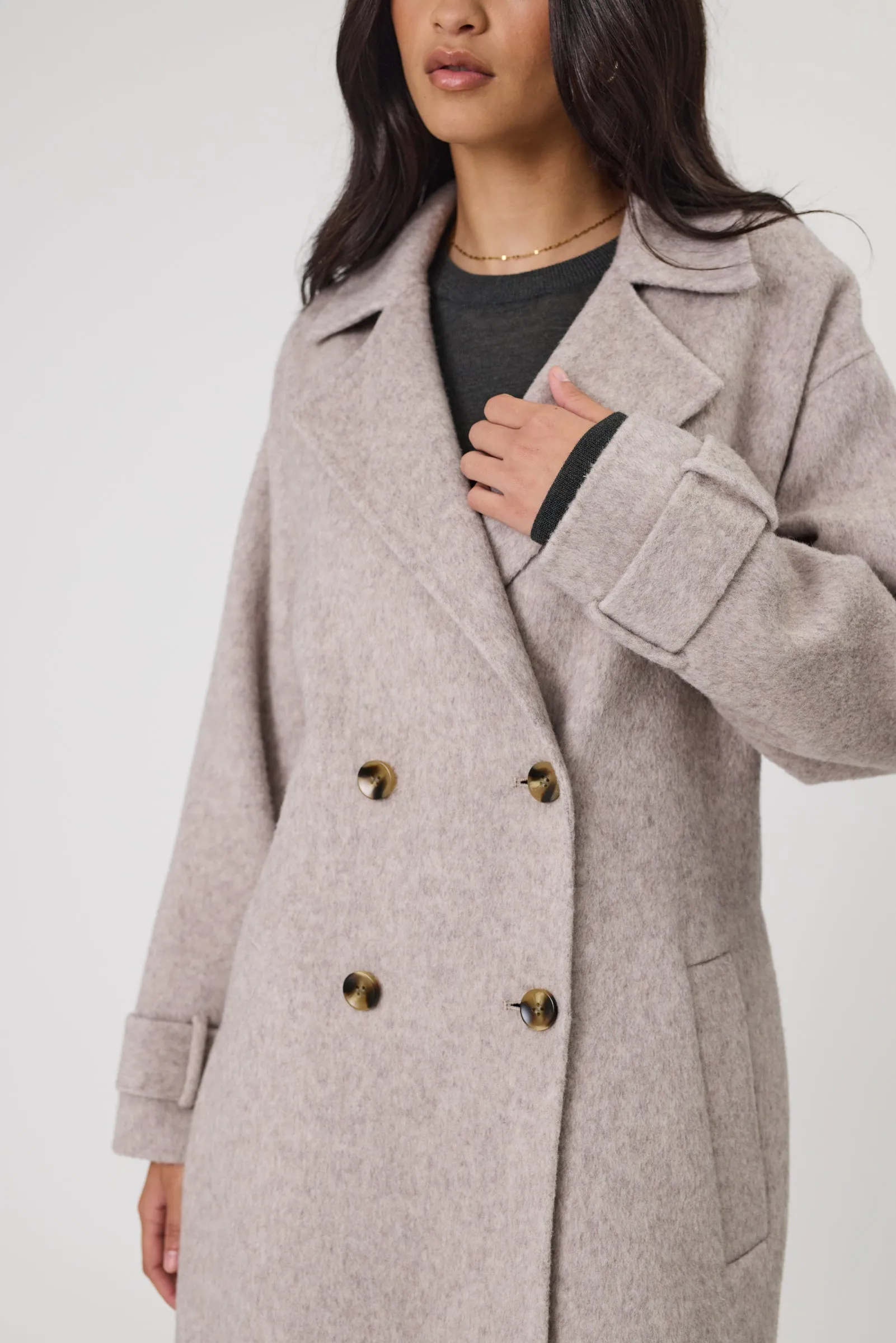 Equinox Coat - Stone Marle