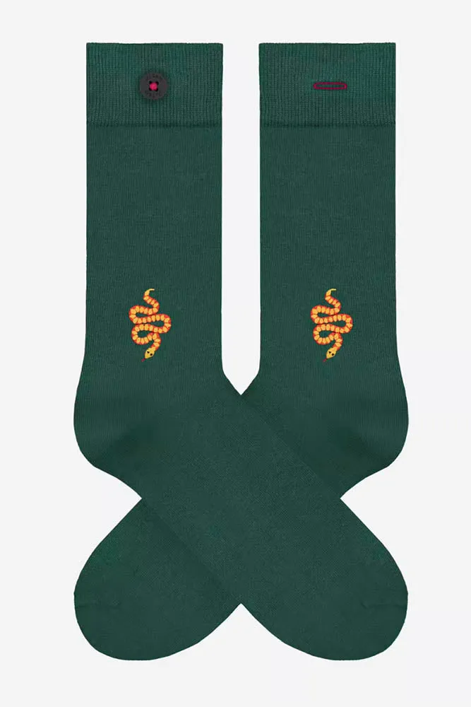 Ethical Clean Ocean Embroidered Socks