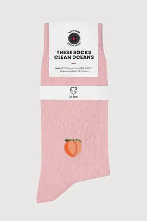 Ethical Clean Ocean Embroidered Socks