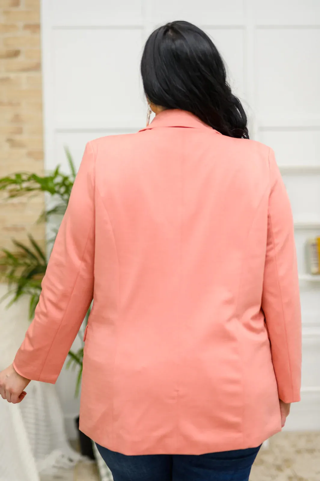 Eugene Blazer in Rosy Coral