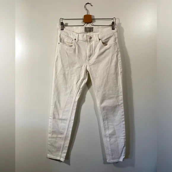 Everlane Organic Cotton Slim Fit White Jeans Size 29