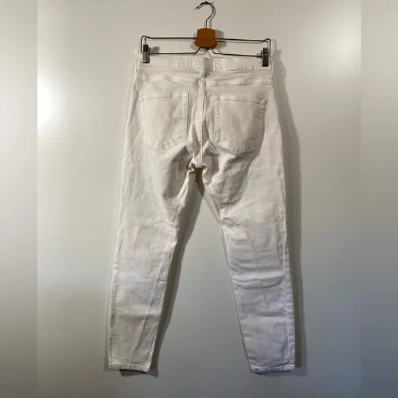 Everlane Organic Cotton Slim Fit White Jeans Size 29