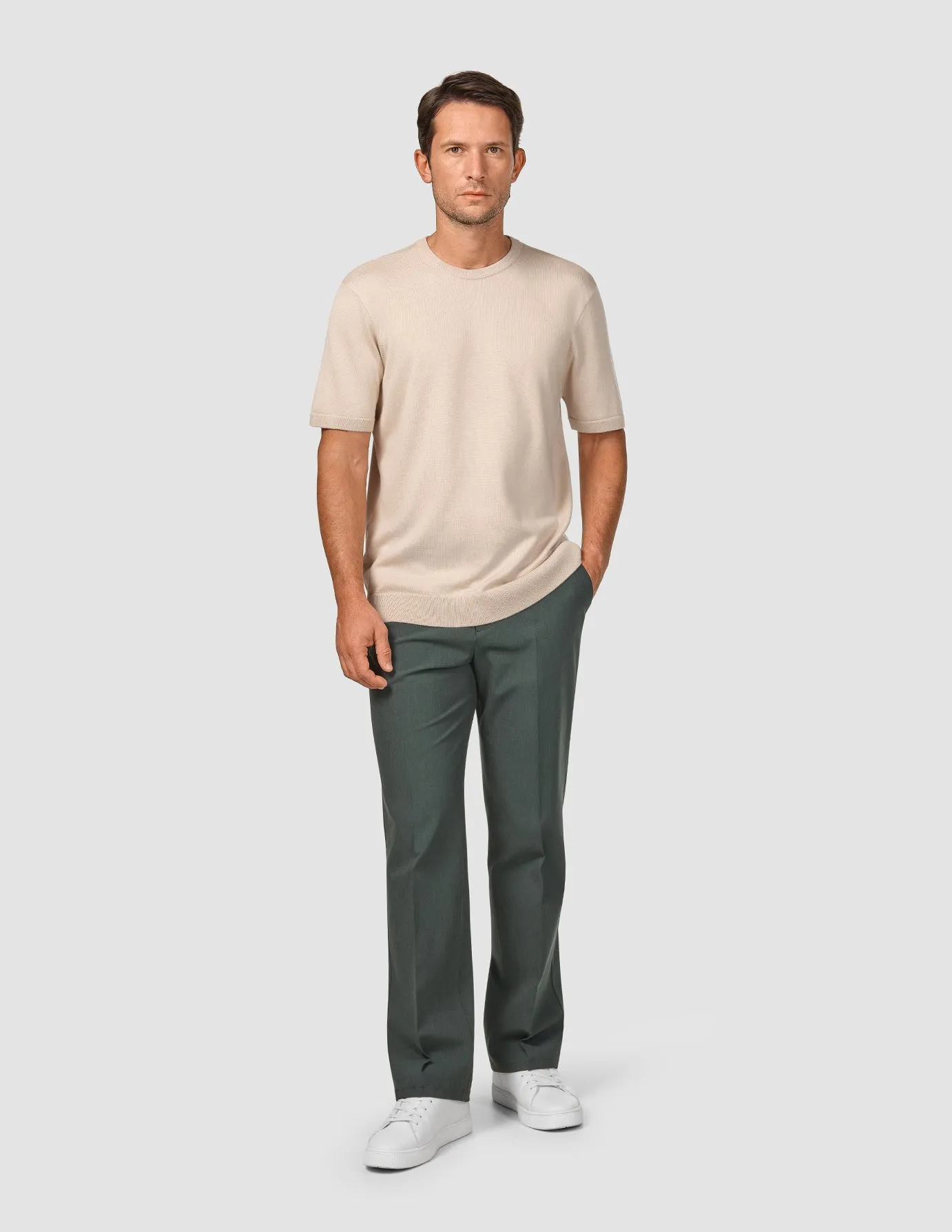 Everyday Knit Box Fit T-shirt Birchwood