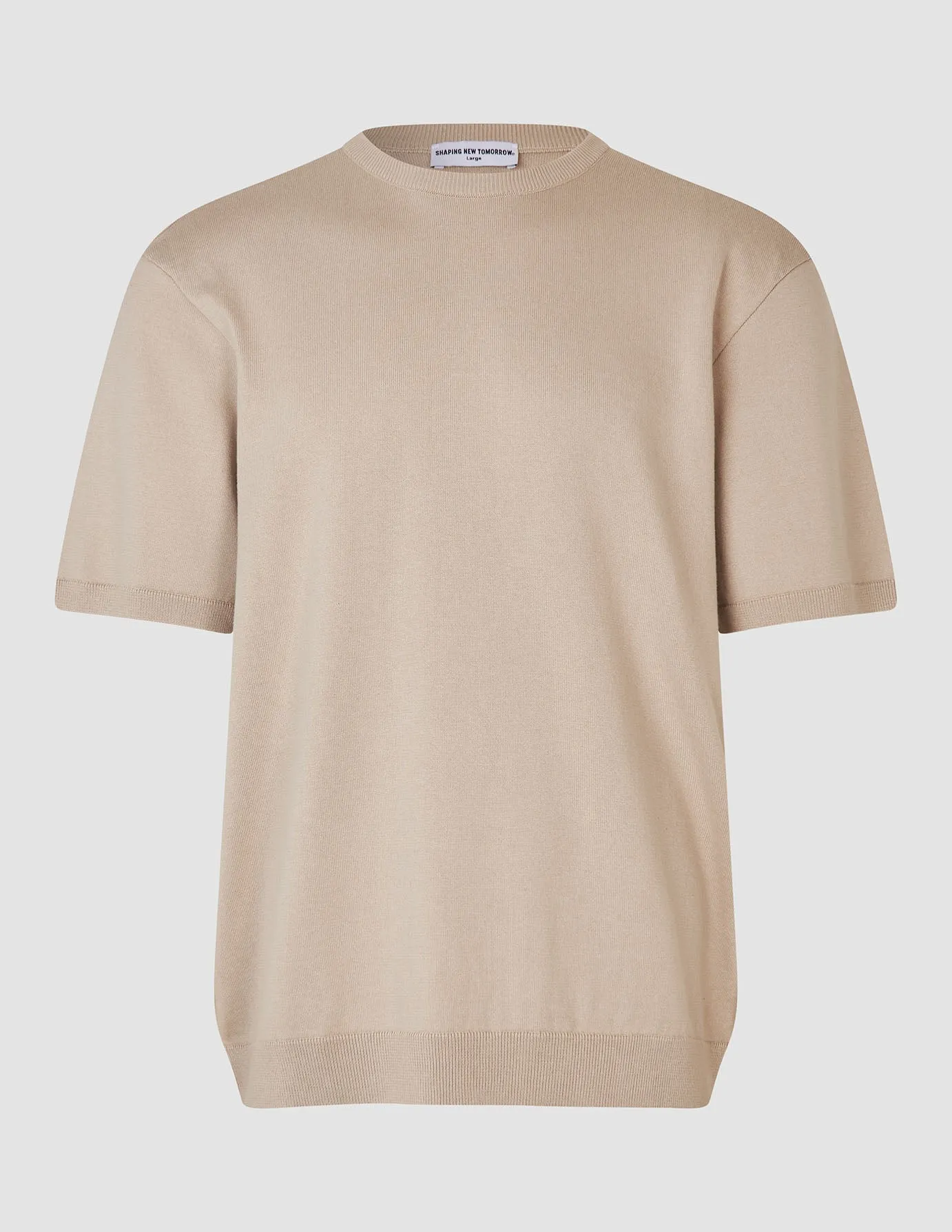Everyday Knit Box Fit T-shirt Birchwood