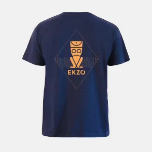 Explorer Tee - Navy/Orange