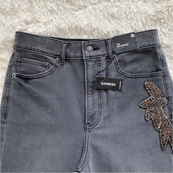 Express High Waist Slim Jeans