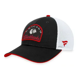 Fanatics Fundamental Structured Trucker Hat - Chicago Blackhawks