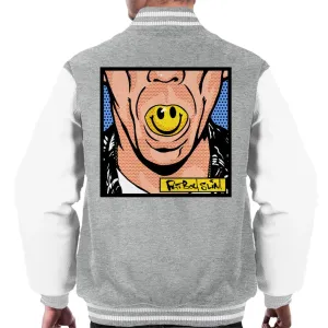 Fatboy Slim Smiley Mouth Pop Art Men's Varsity Jacket