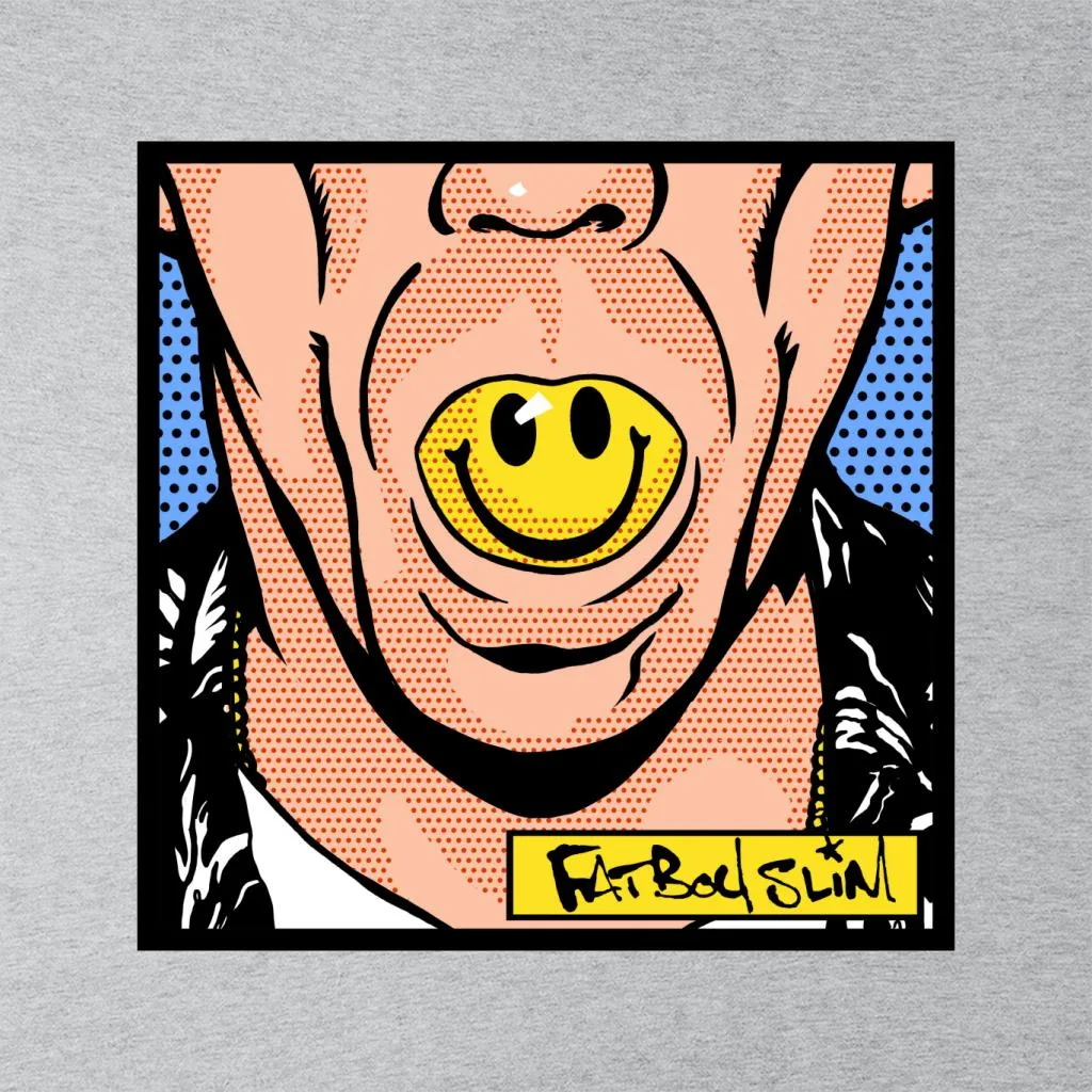 Fatboy Slim Smiley Mouth Pop Art Men's Varsity Jacket