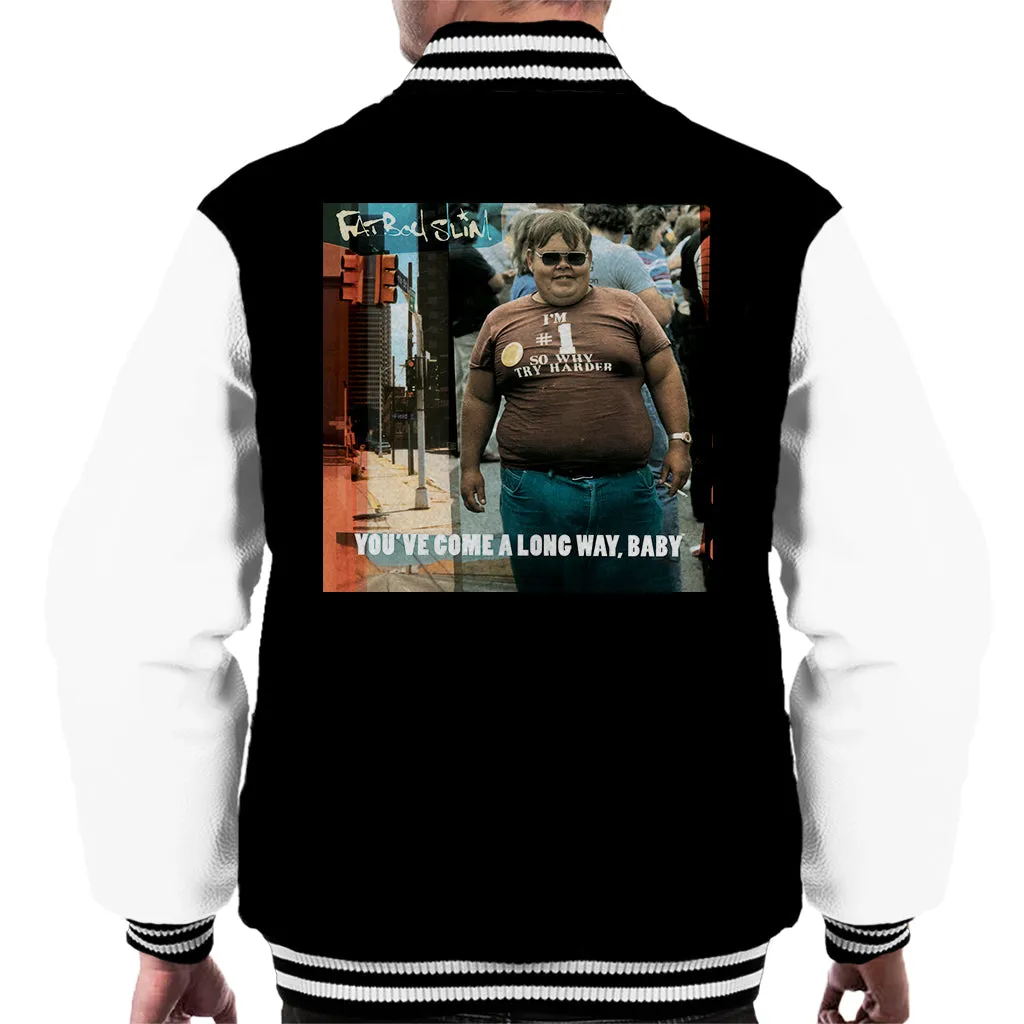 Fatboy Slim You've Come A Long Way Baby Album Cover Men's Varsity Jacket
