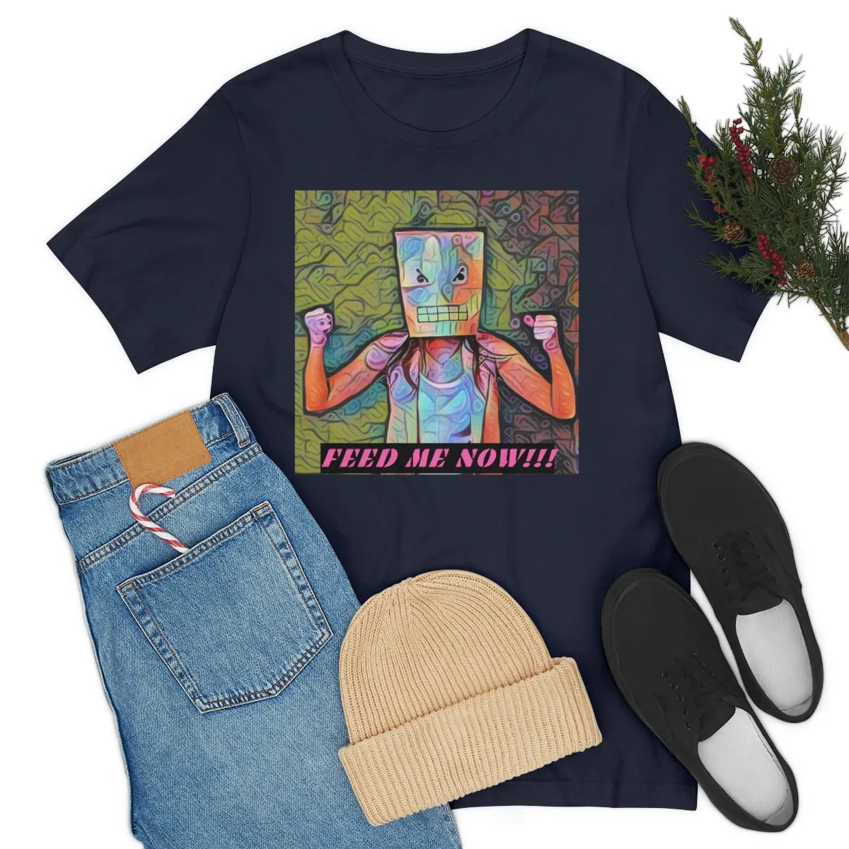 Feed Me Now!!! 7 Short Sleeve Tee