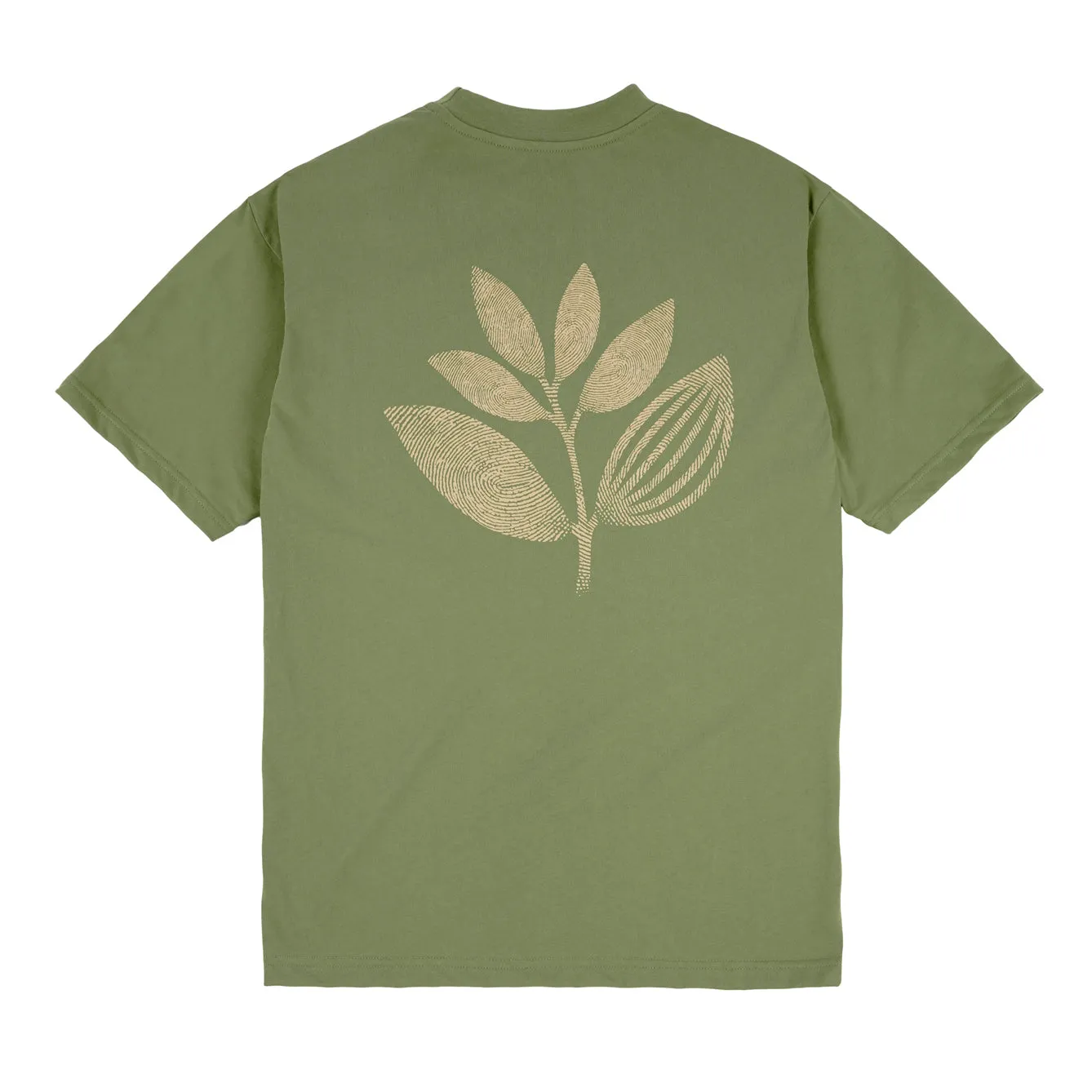 FINGERPRINT PLANT TEE PEA GREEN