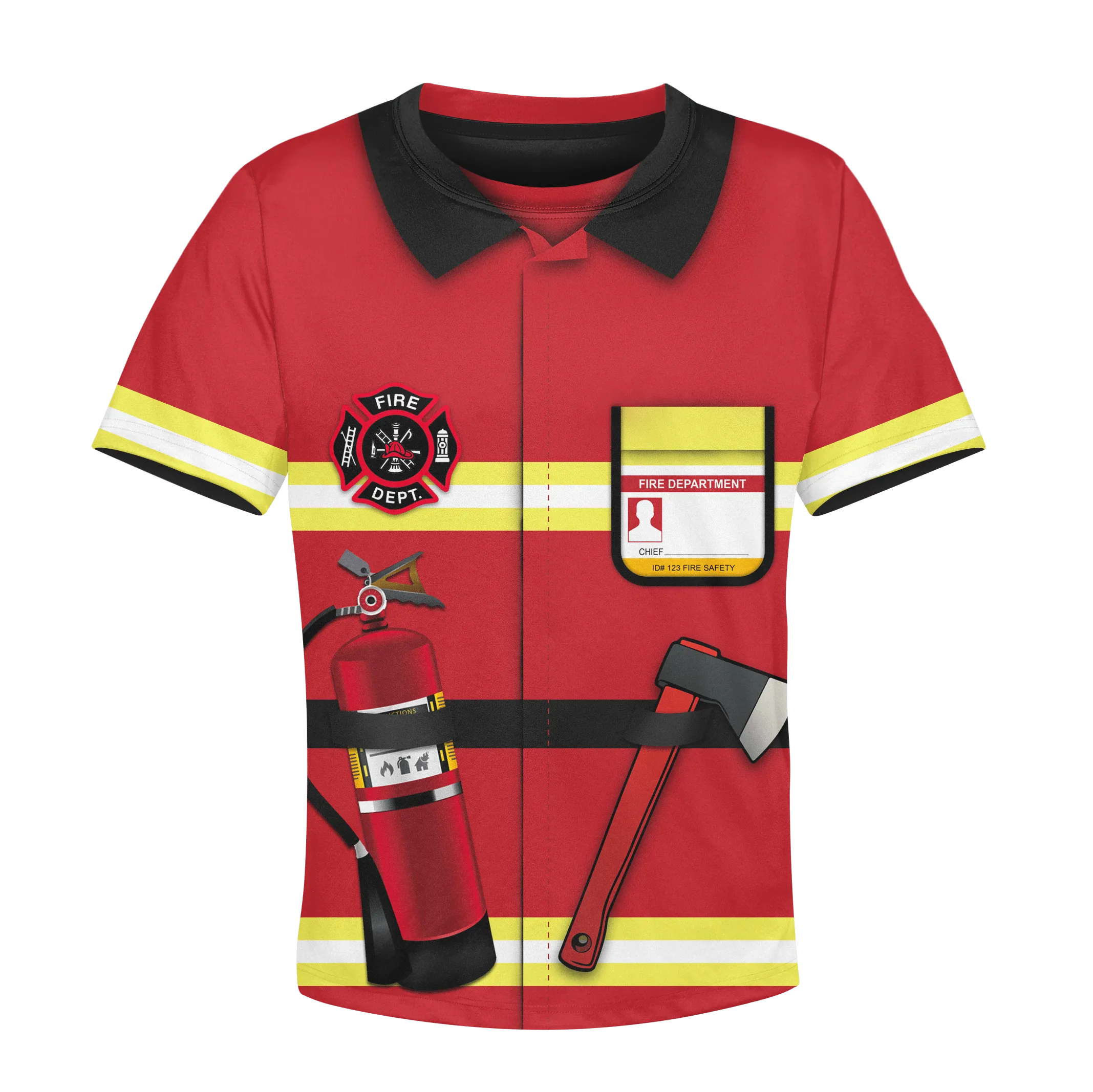 Firefighter Kid Custom Cosplay Hoodies Apparel