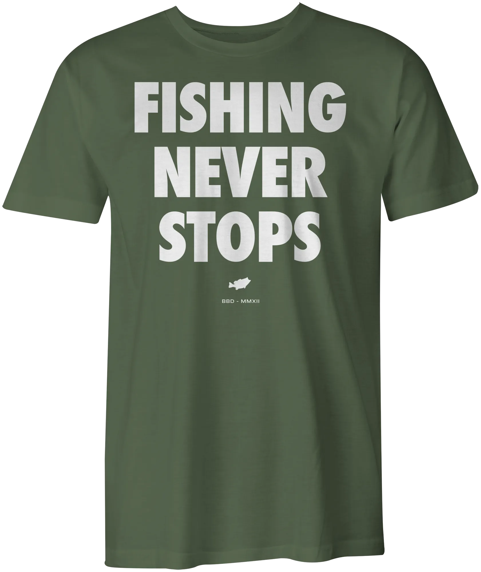 Fishing Never Stops T-Shirt