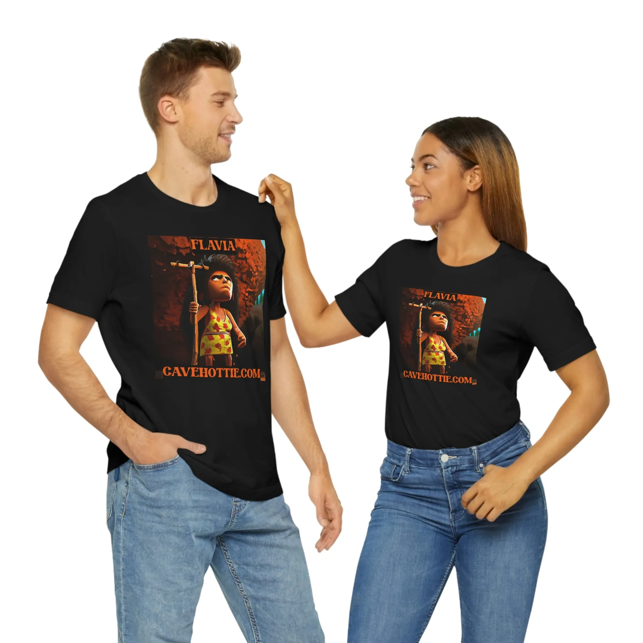 Flavia Cavehottie.com Short Sleeve Tee