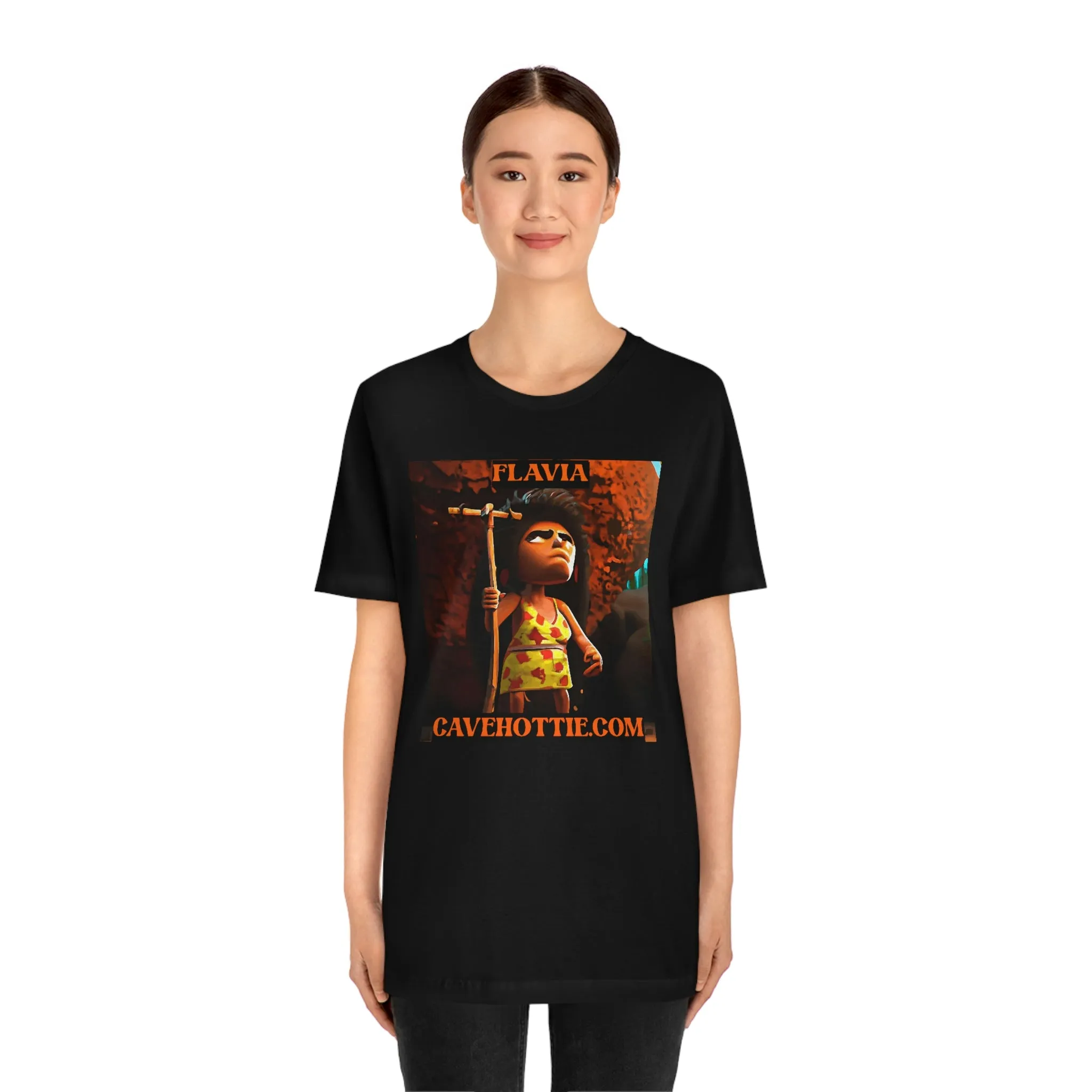 Flavia Cavehottie.com Short Sleeve Tee
