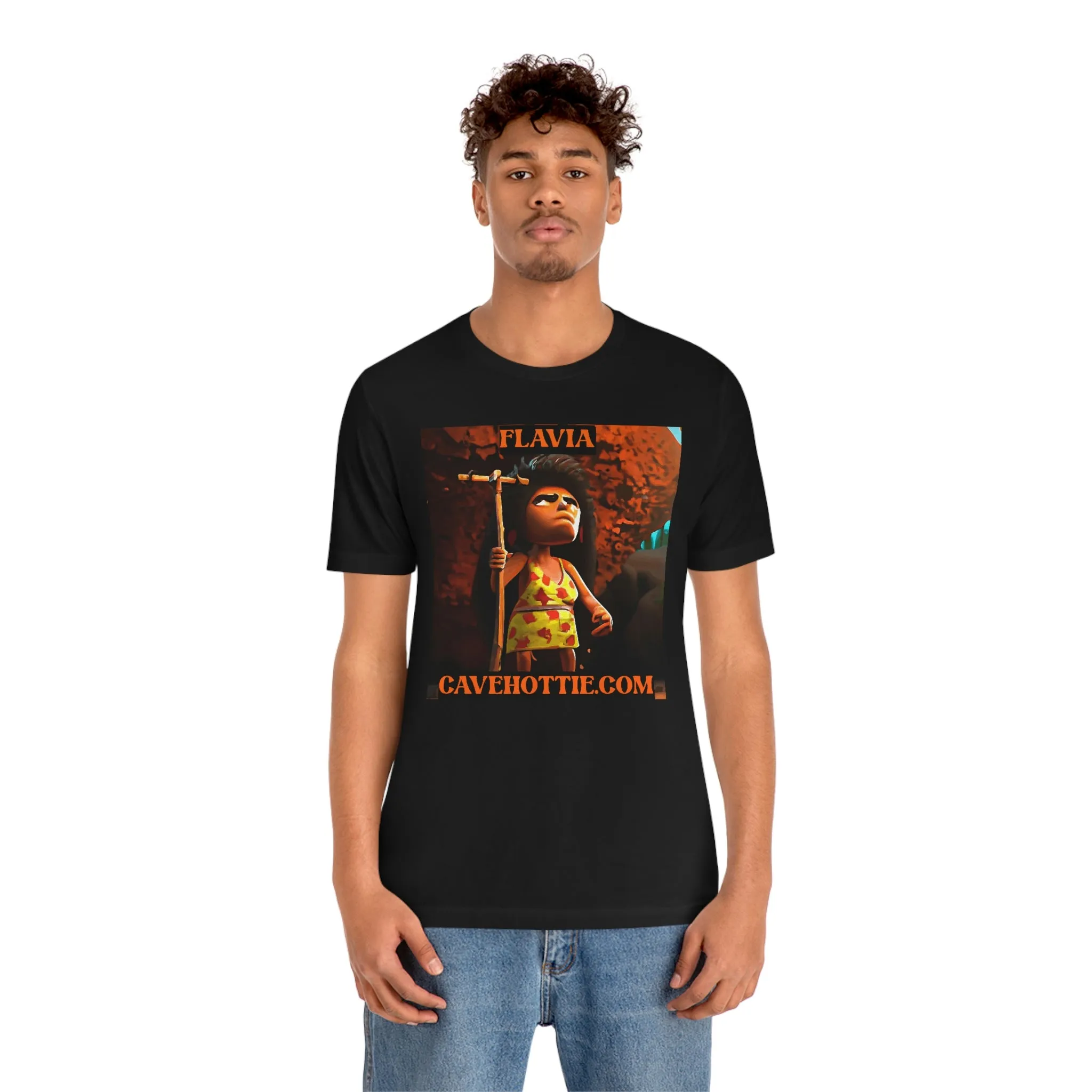 Flavia Cavehottie.com Short Sleeve Tee