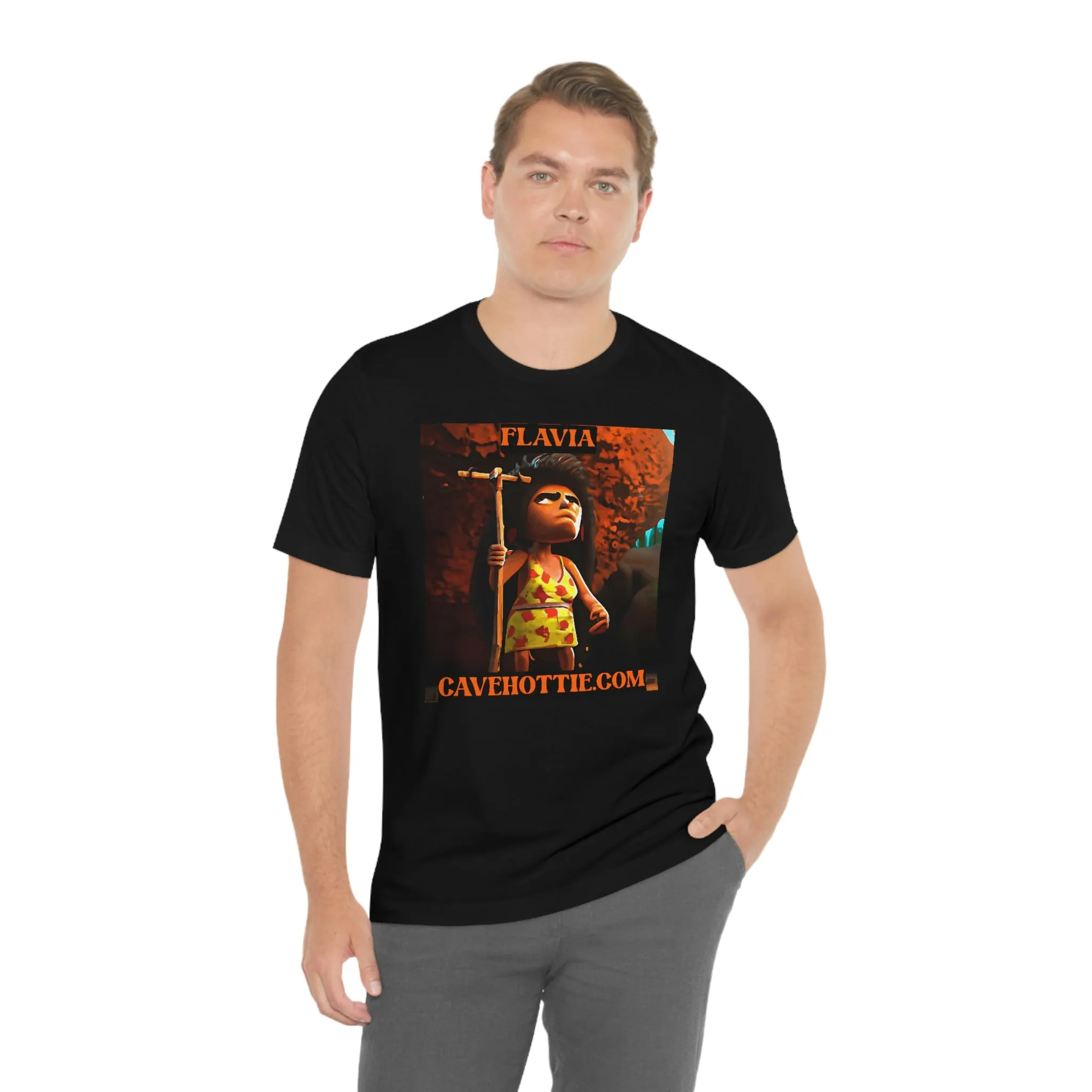 Flavia Cavehottie.com Short Sleeve Tee
