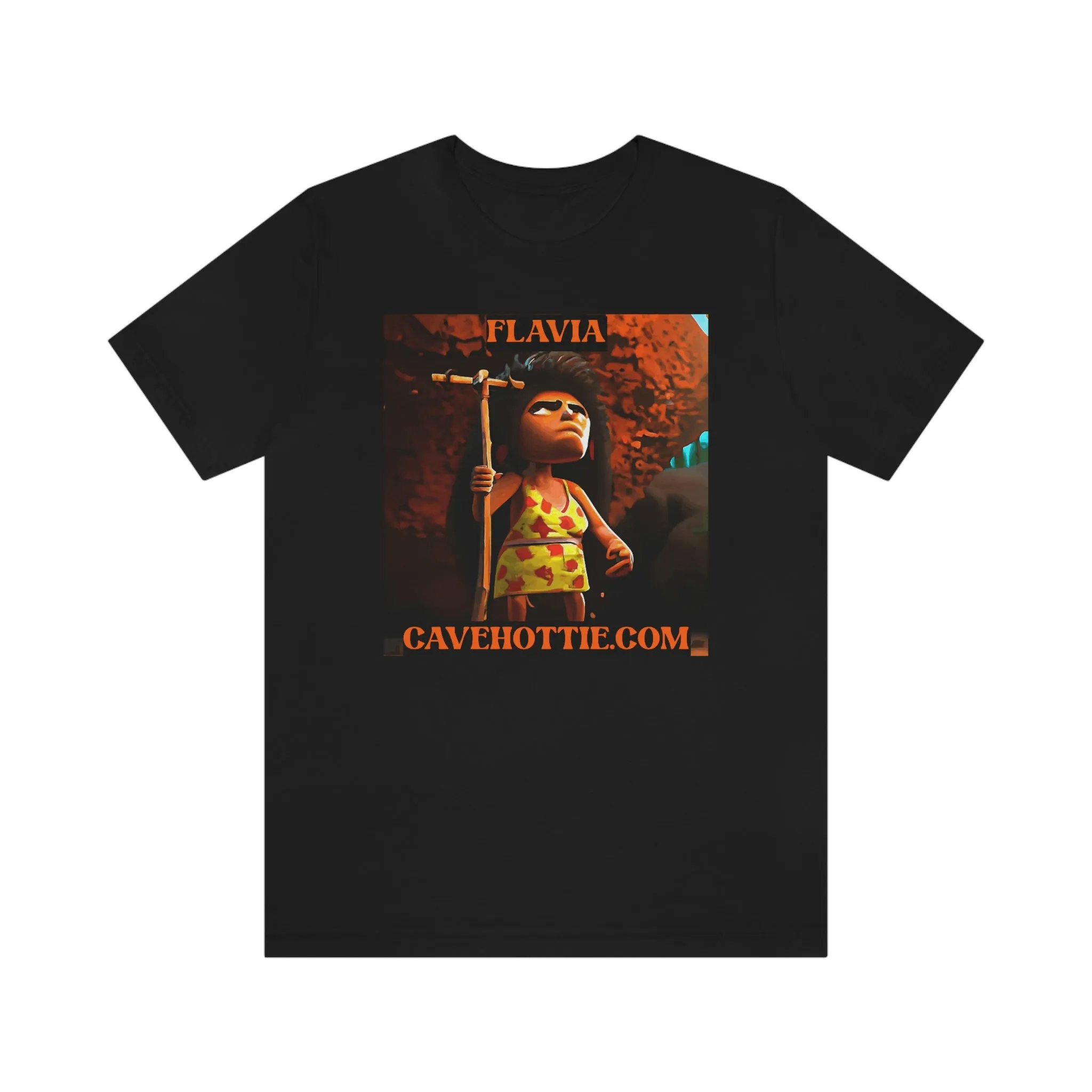 Flavia Cavehottie.com Short Sleeve Tee