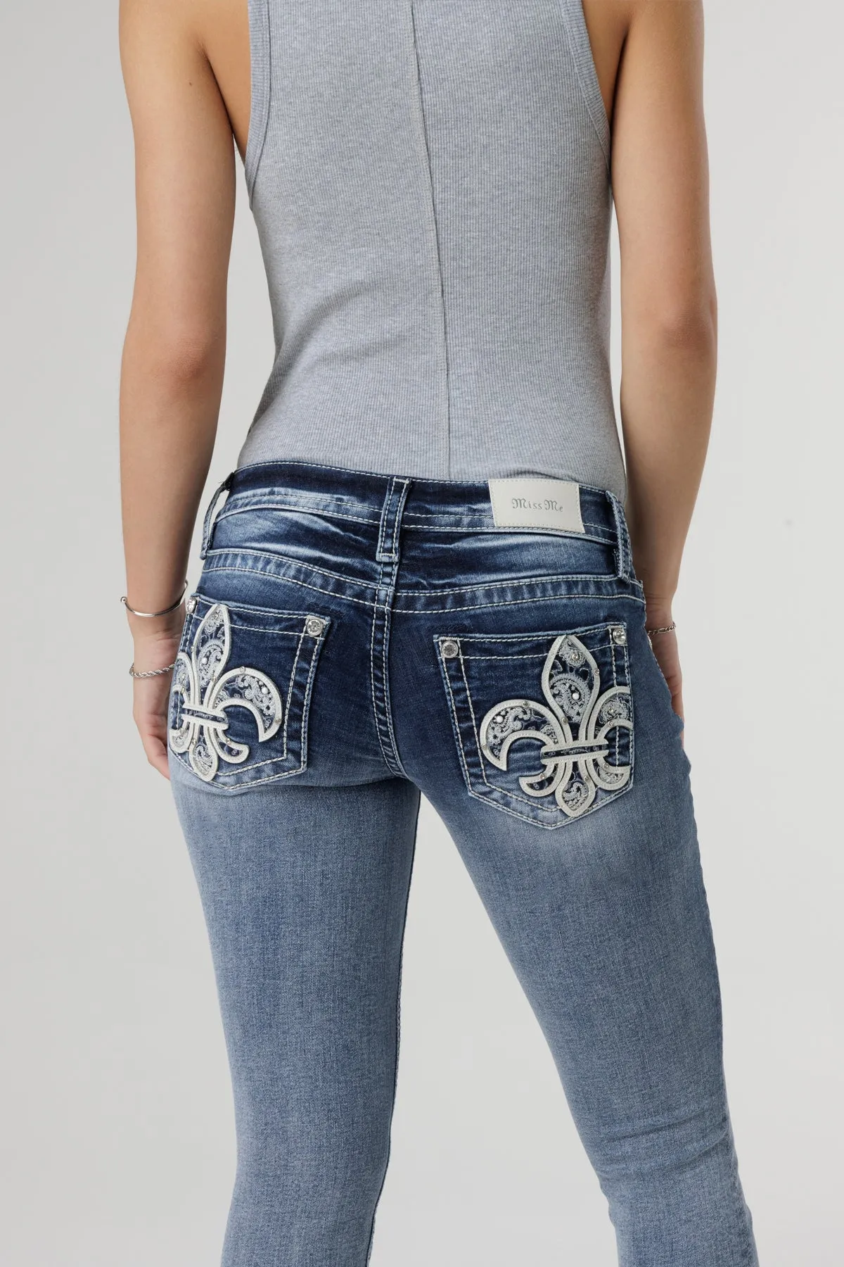 Fleur de Paisley Skinny Jeans