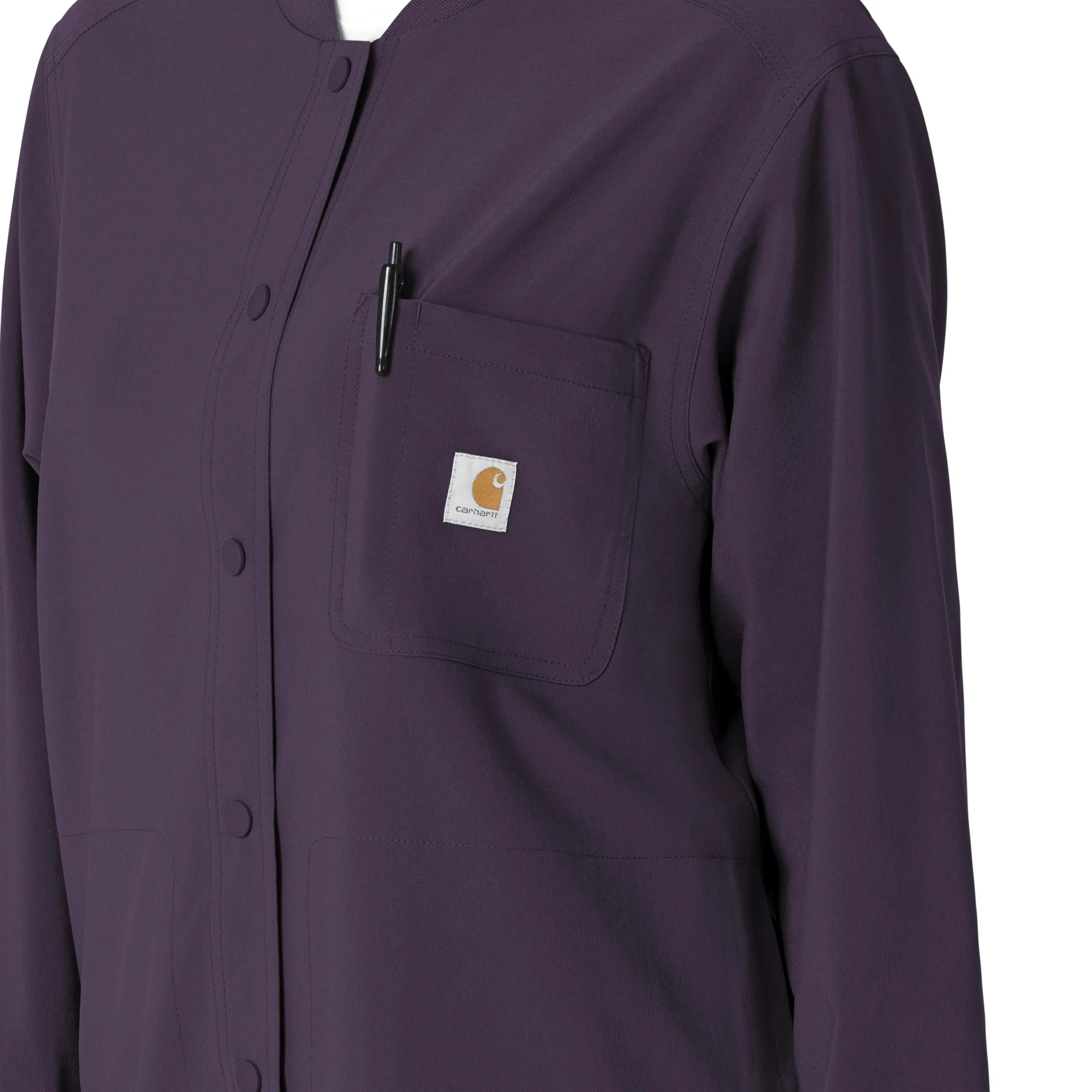 Force Cross-Flex C82210 Shirt Jacket Black Plum