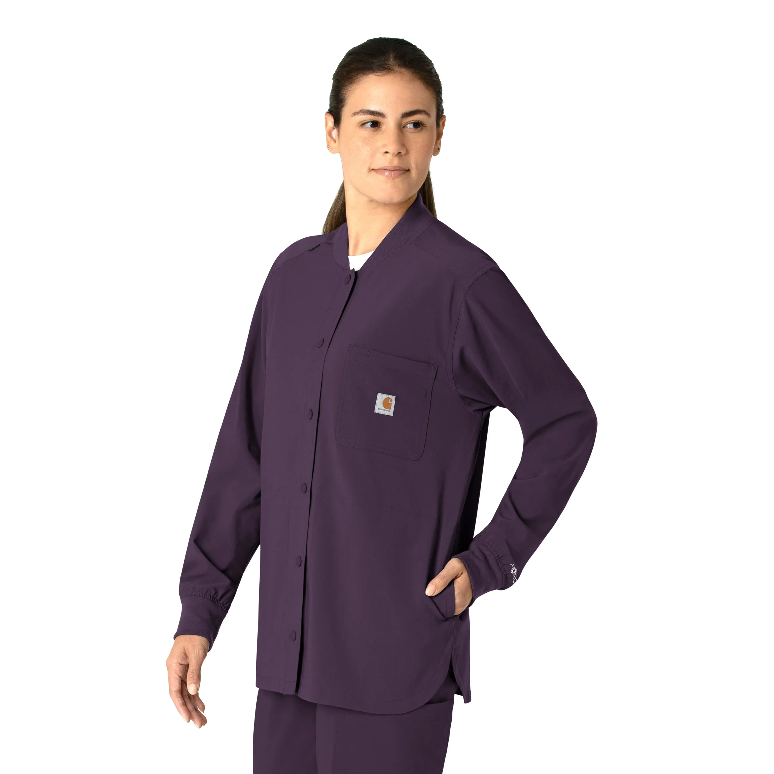 Force Cross-Flex C82210 Shirt Jacket Black Plum