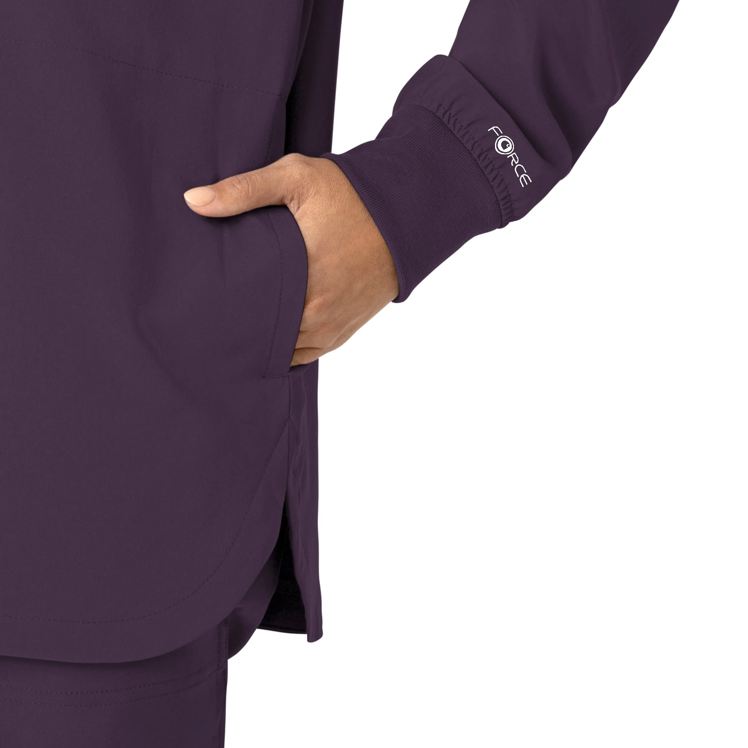 Force Cross-Flex C82210 Shirt Jacket Black Plum