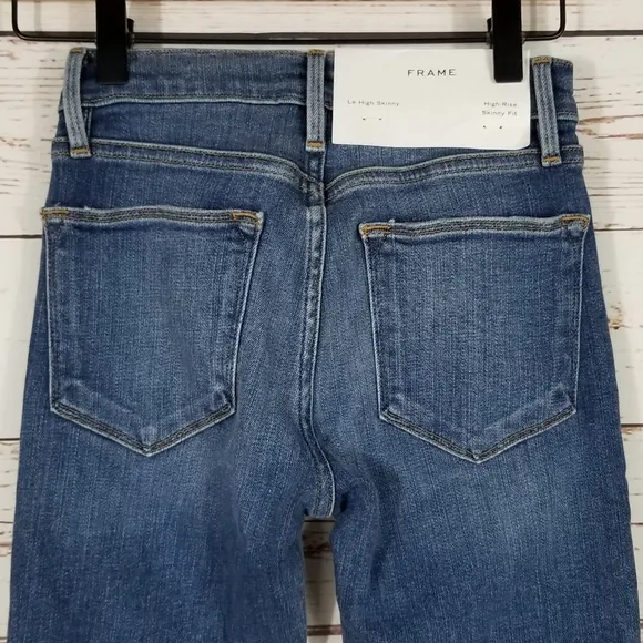 Frame | Le High Studded Skinny Jeans NEW