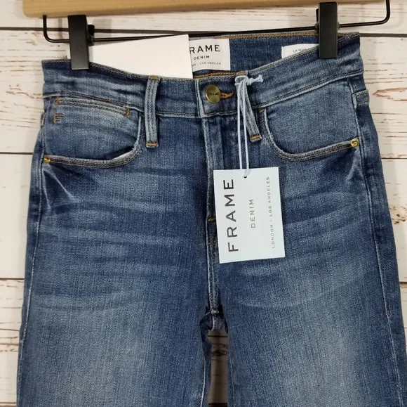 Frame | Le High Studded Skinny Jeans NEW