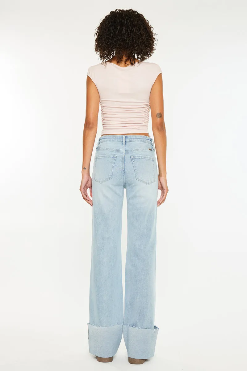 Franny High Rise Wide Flare Jeans