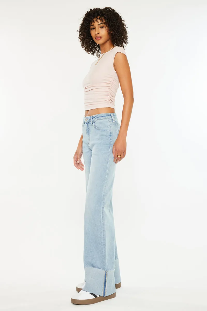 Franny High Rise Wide Flare Jeans