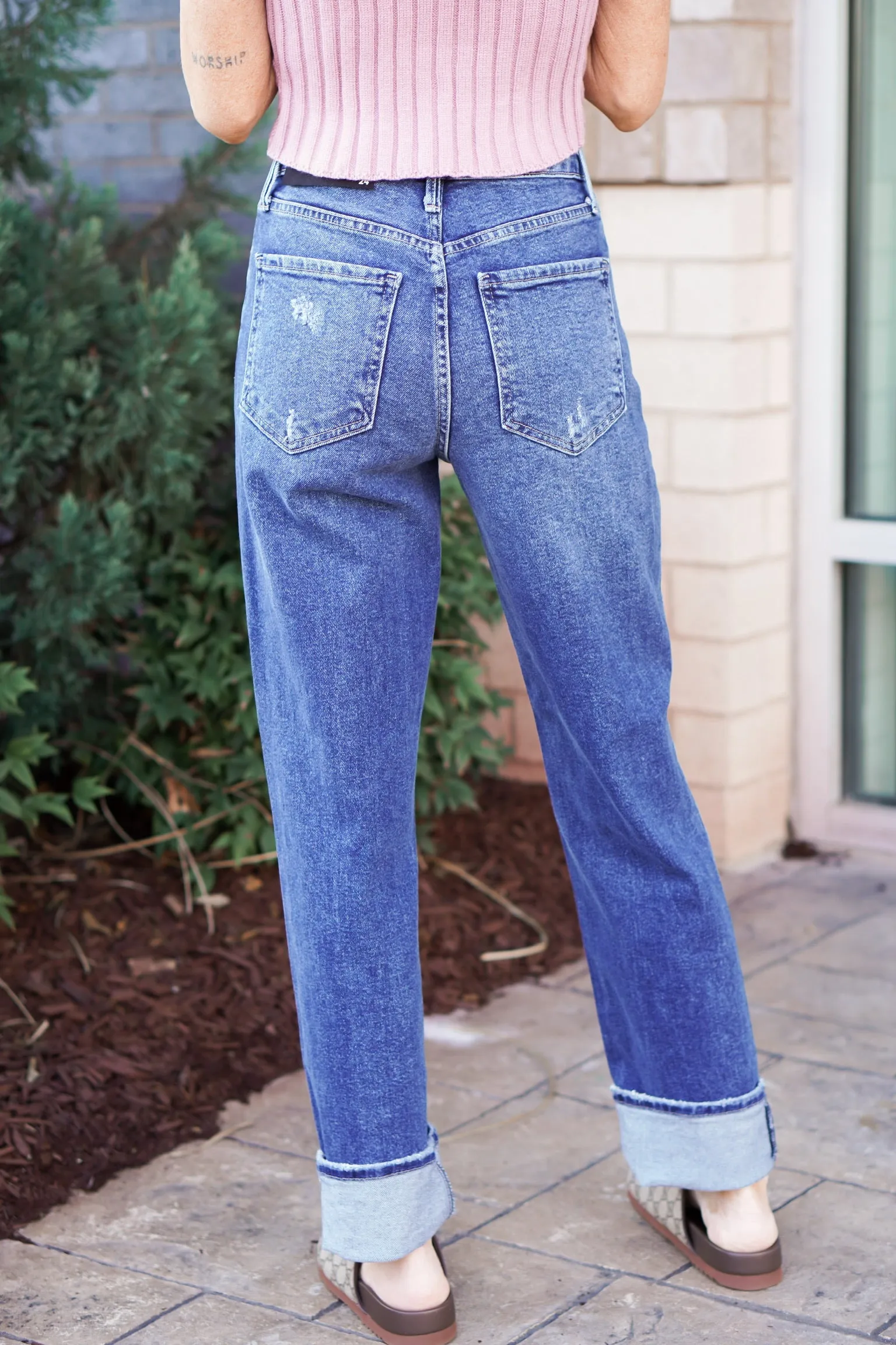 Full Length Straight Jeans