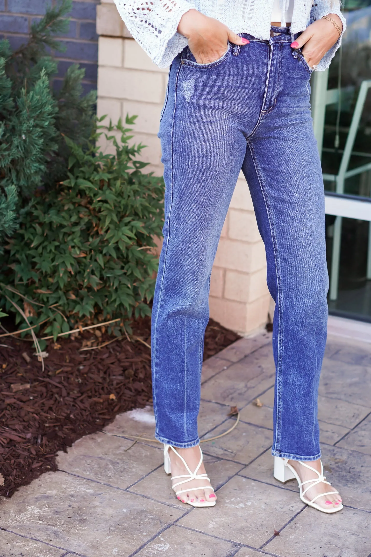 Full Length Straight Jeans
