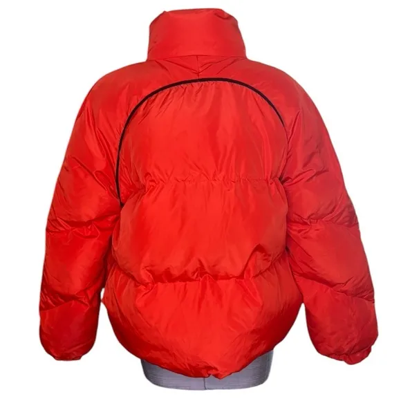 Ganni Women's Fountain Short Coat - Big Apple Red Size 40/ US Large 12