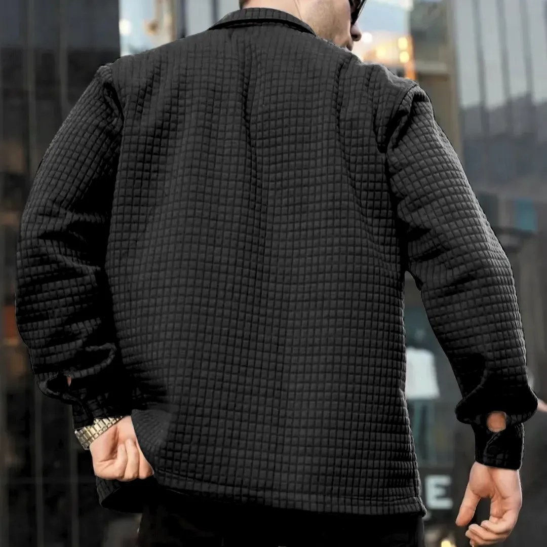 Gaspar™ | Textured Fabric Comfortable Jacket
