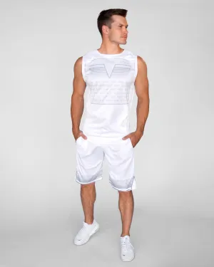 Gavelo Sniper White Sleeveless Tee
