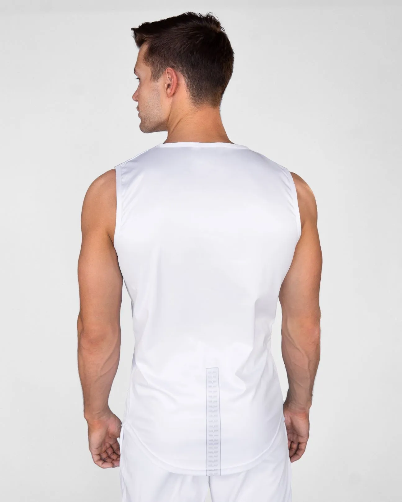 Gavelo Sniper White Sleeveless Tee