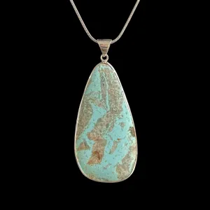 Genuine Kingman Turquoise Pendant