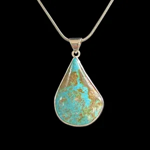 Genuine Kingman Turquoise Pendant