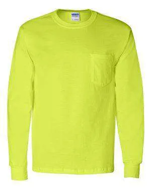 Gildan Men's Pocket Long Sleeve T-Shirt - 2410