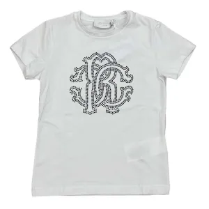 Girls White Logo T-shirt