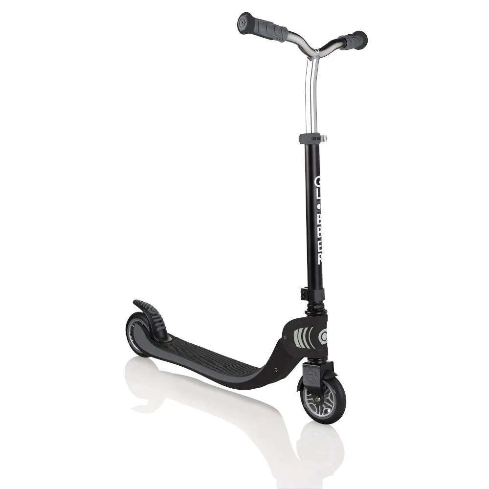 Globber Flow 125 Foldable 2-Wheels Kick Scooter – Black/Grey