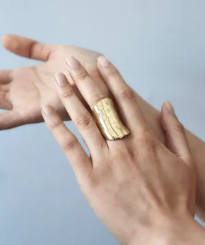Gold Leaf Ring